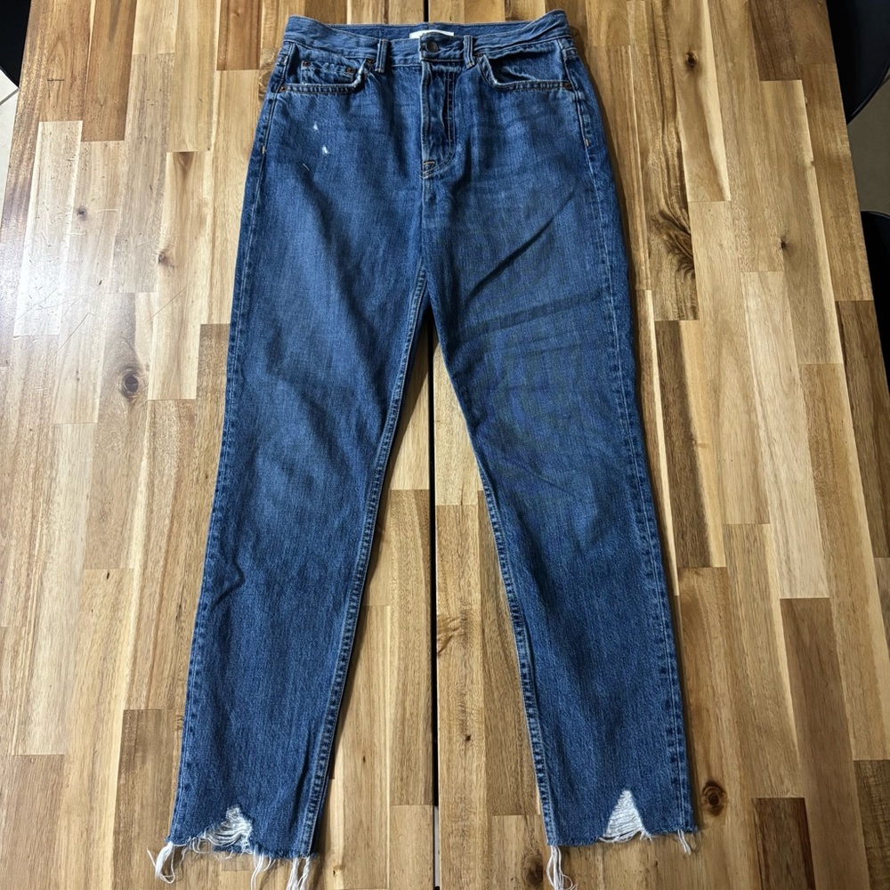 GRLFRND Straight Leg Jeans